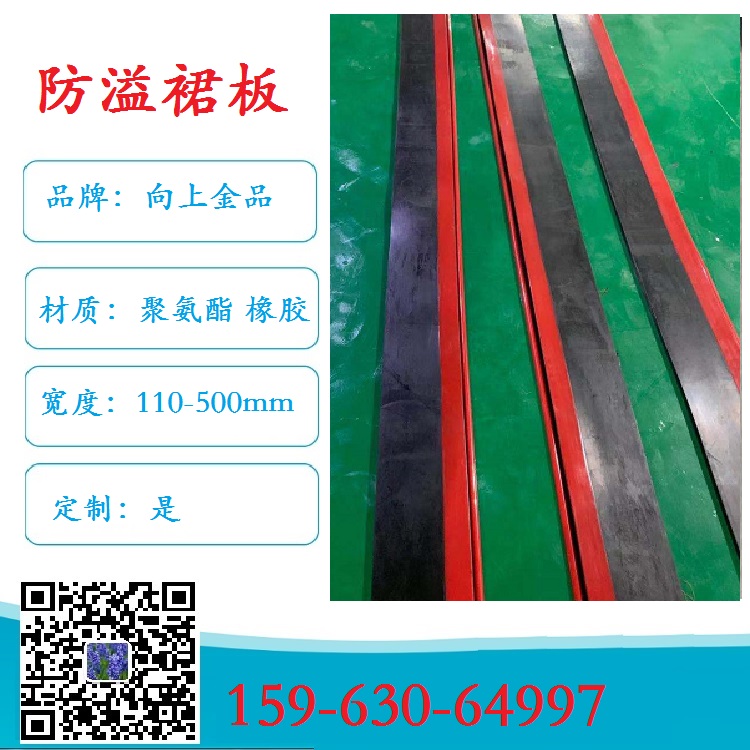 防溢裙板擋煤板 裙邊270x15mm  導料槽的裙邊300x15m